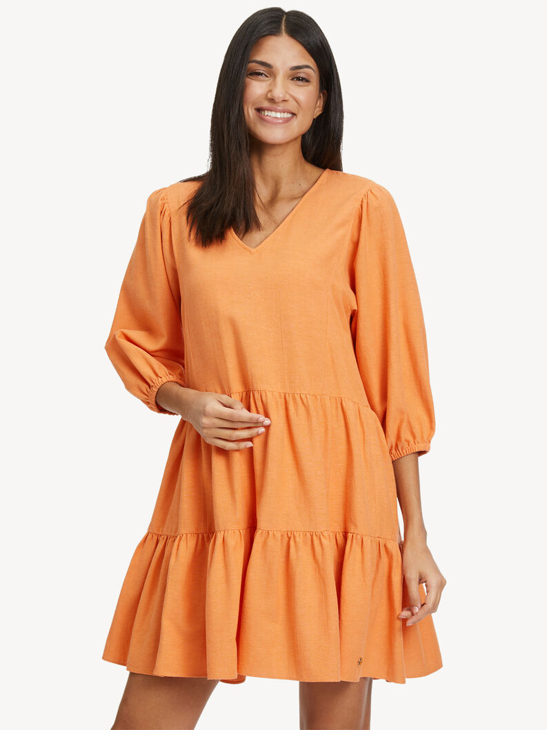 Sukienka - pomarańczowy, Dusty Orange, hi-res
