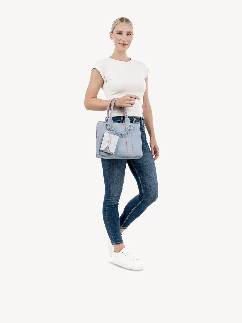 Handtas - blauw, crystal blue, hi-res