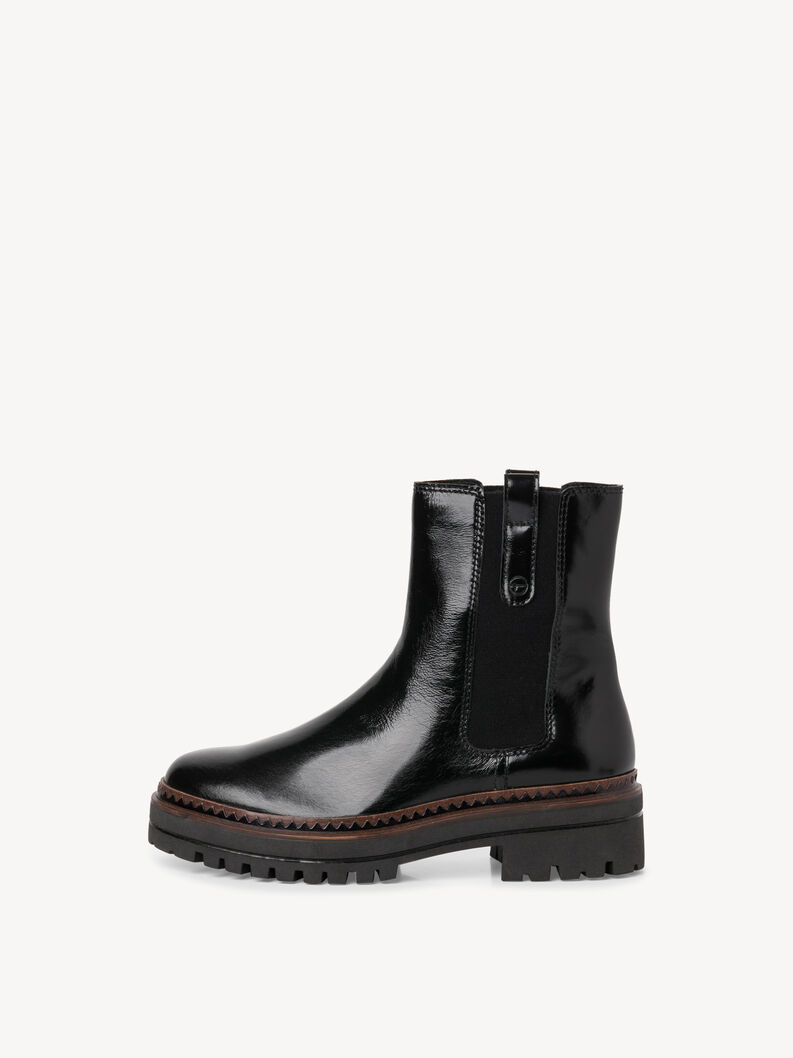 Chelsea boot - black, BLACK SHINY, hi-res