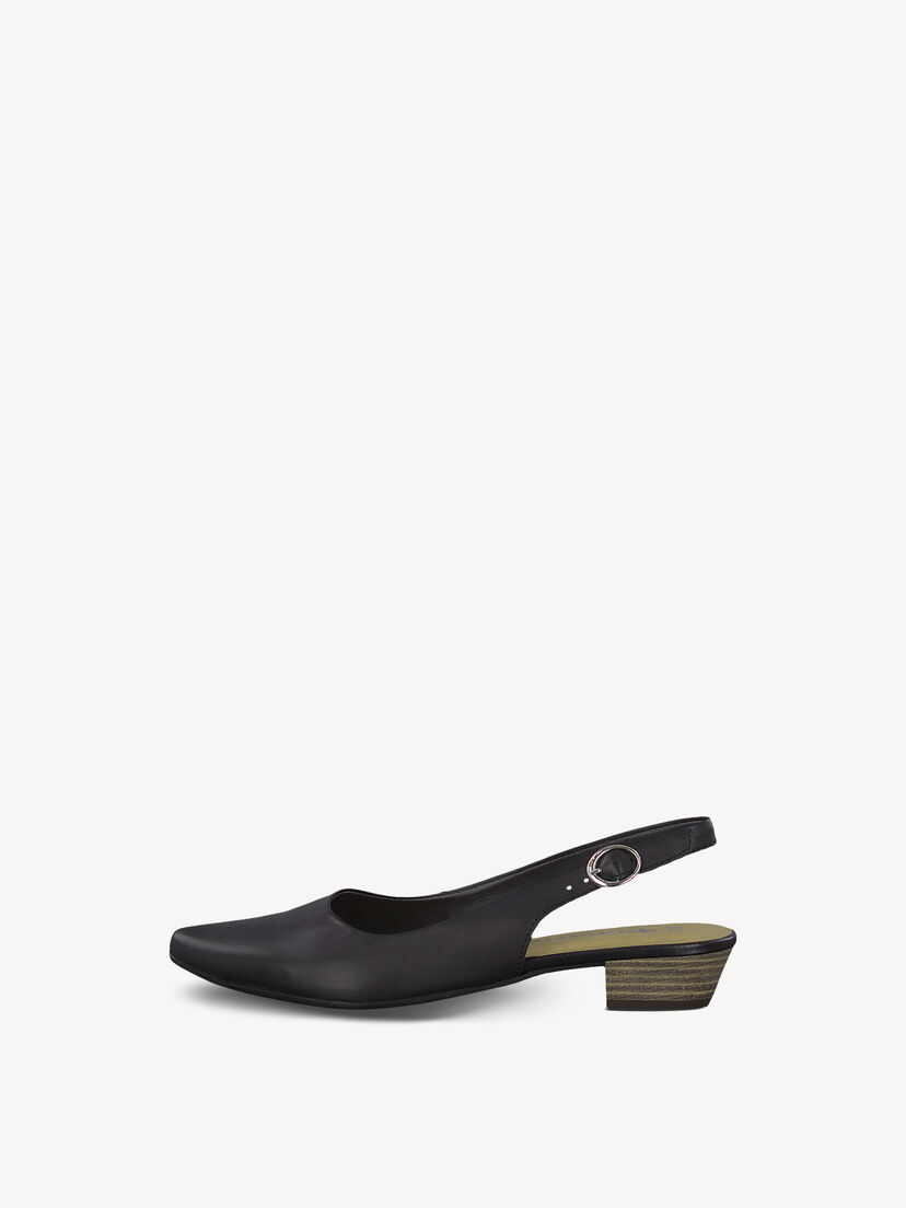 Slingpumps, BLACK, hi-res