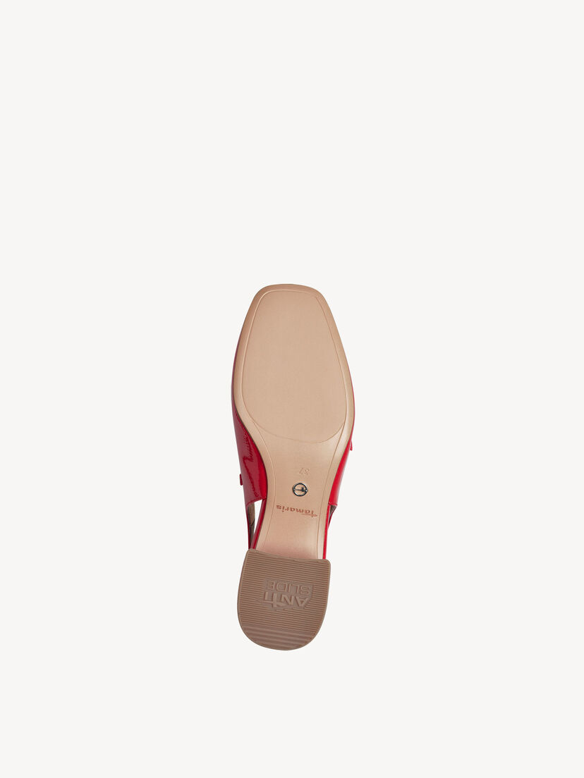 Slingpumps - rood, RED PATENT, hi-res