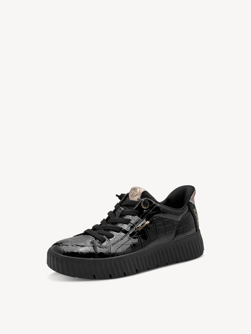 Sneaker - zwart, BLACK CROCO, hi-res