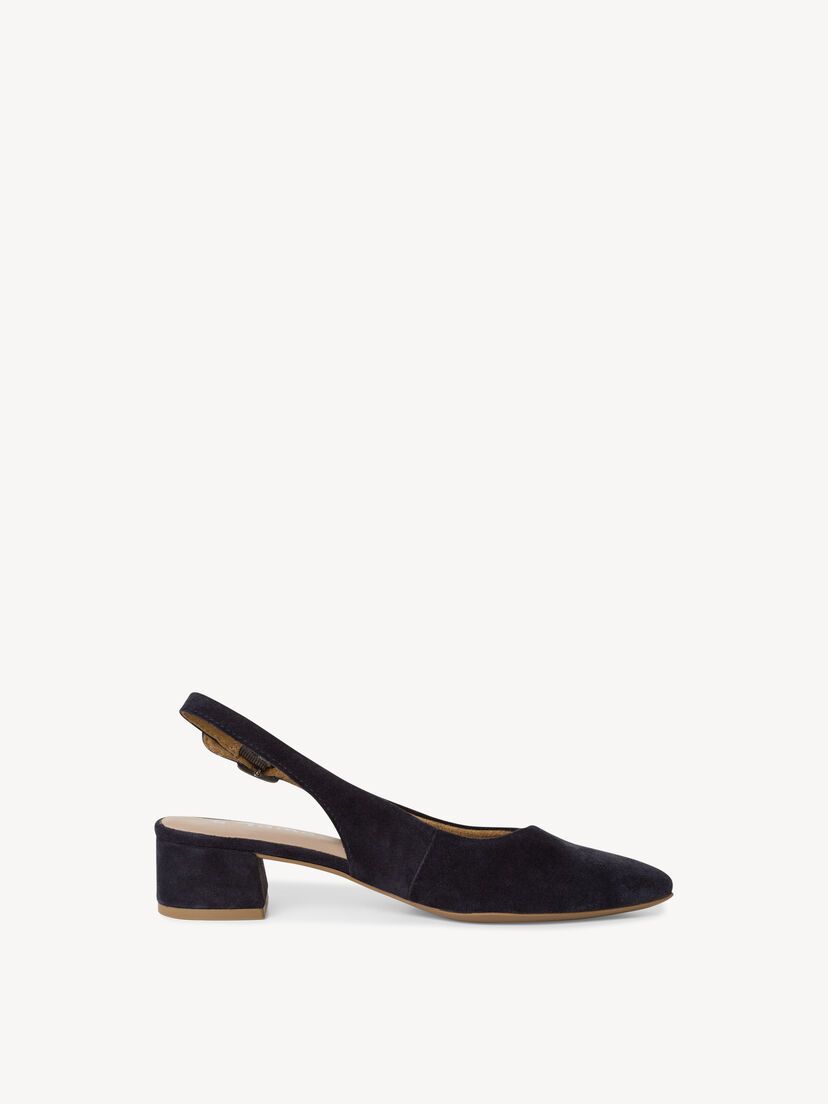 Slingpumps, NAVY, hi-res
