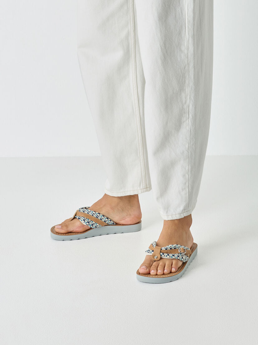 Flip Flops - blauw, BLUE COMB, hi-res