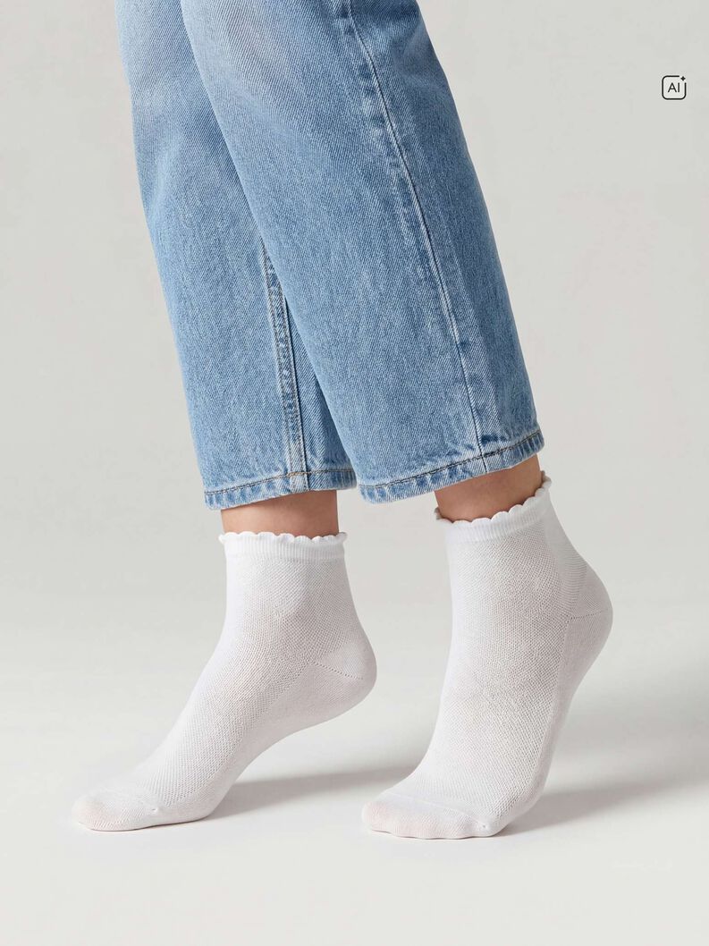 Lot de 2 paires de chaussettes - multicolore, lemon/white, hi-res