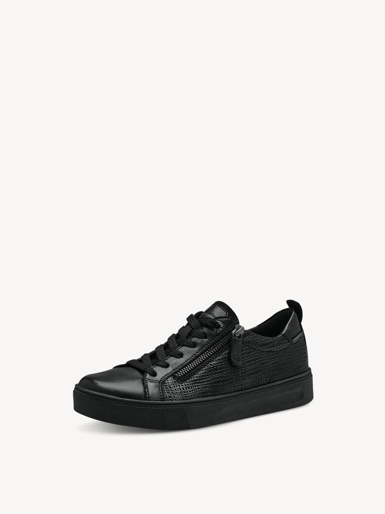 Sneaker - sort, BLACK UNI NAP, hi-res