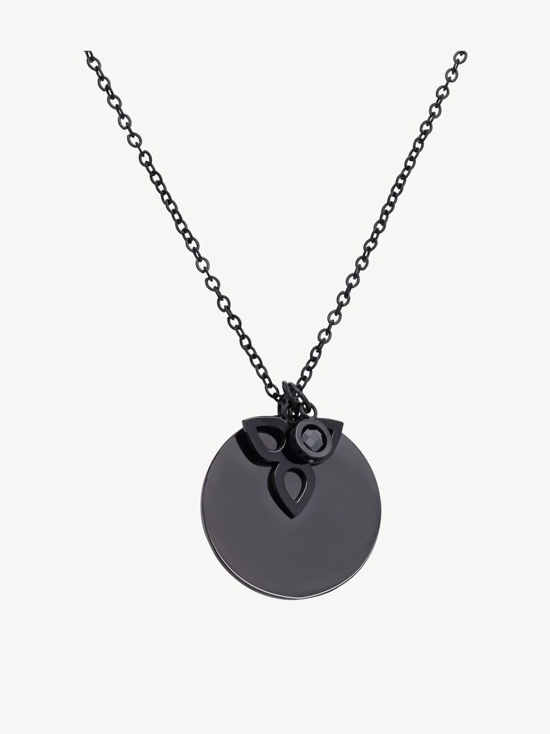 Necklace, black, hi-res