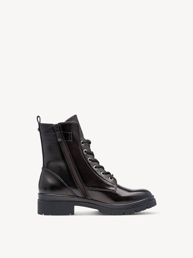 Bootie - brown, MOCCA PATENT, hi-res