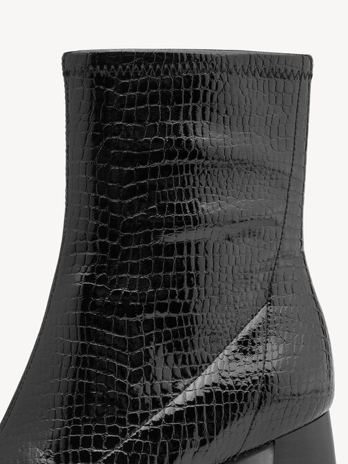 Stiefelette, BLACK CROCO, hi-res