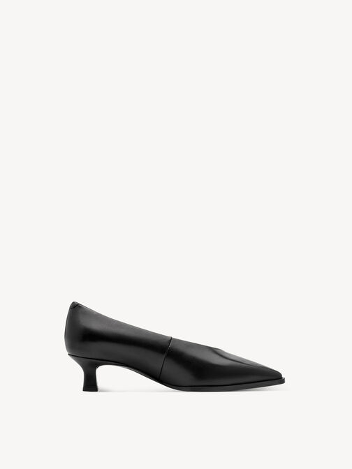 Escarpin, BLACK LEATHER, hi-res