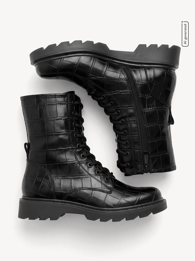 Stiefelette, BLACK CROCO, hi-res