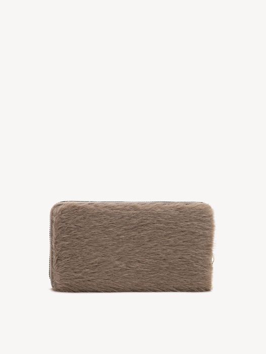 Portemonnee, taupe, hi-res