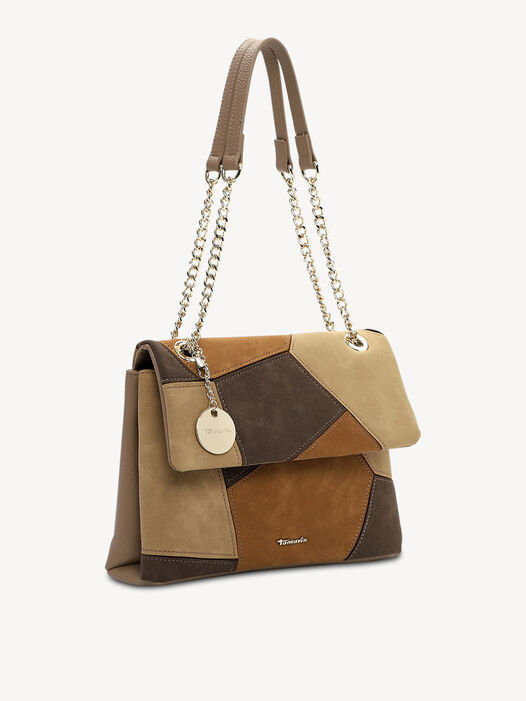 Schoudertas, brown, hi-res