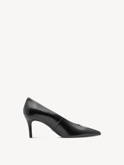pumps, BLACK LEATHER, hi-res