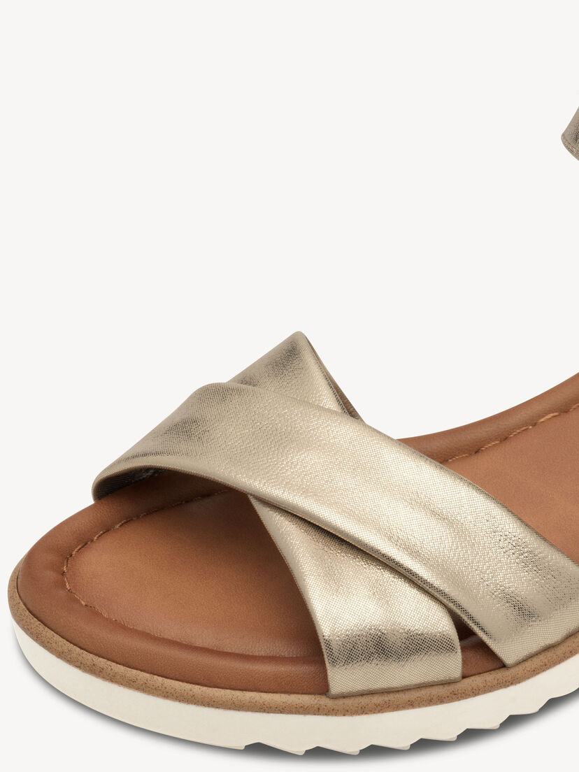 Sandaaltje - goud, LIGHT GOLD, hi-res