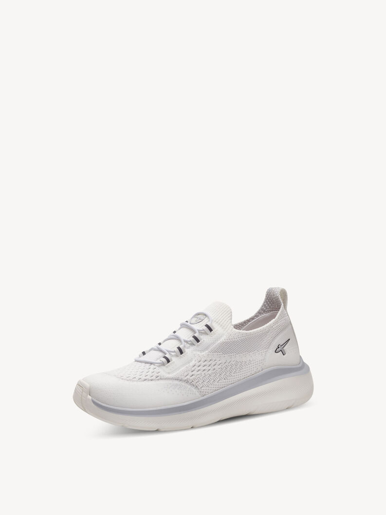 Sneaker - wit, WHITE/LT GREY, hi-res