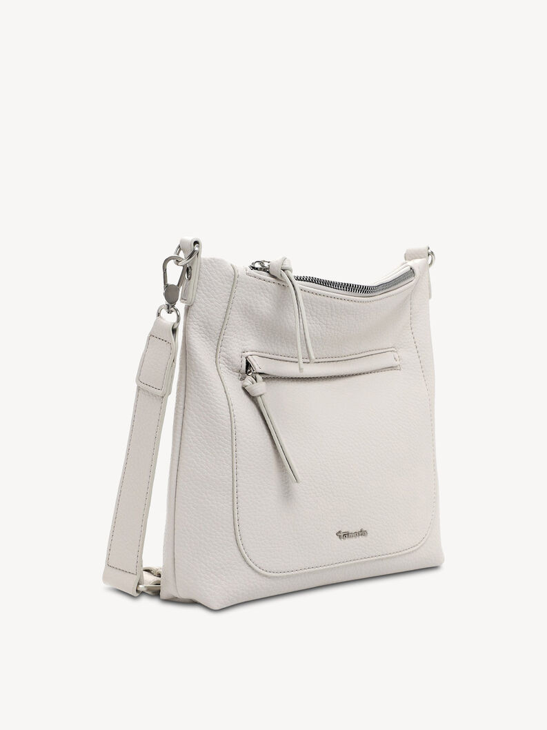 Umh&auml;ngetasche - grau, ecru, hi-res