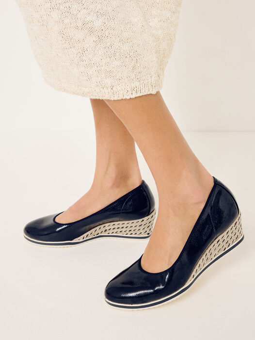 Sleehakpumps, NAVY, hi-res