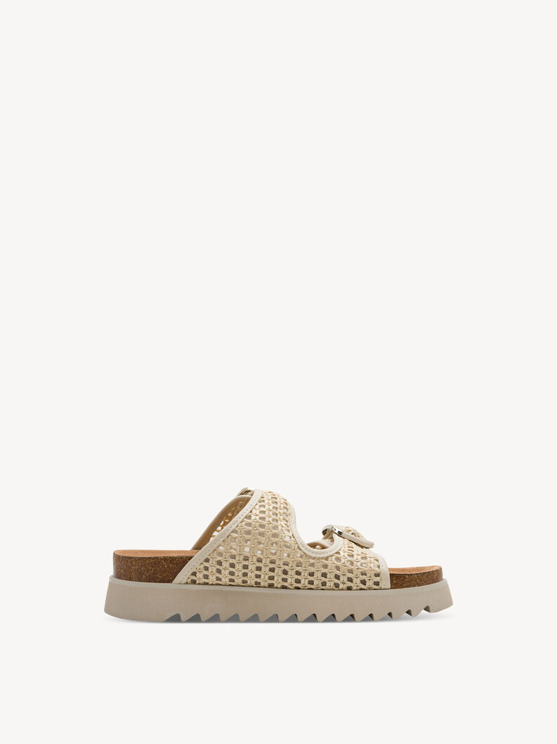 Pantolette - beige, IVORY, hi-res