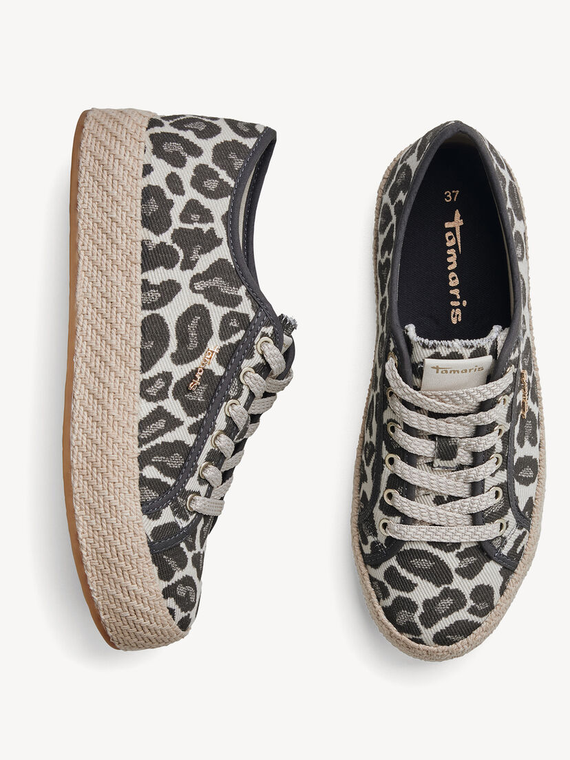 Sneaker - bruin, LEOPARD, hi-res