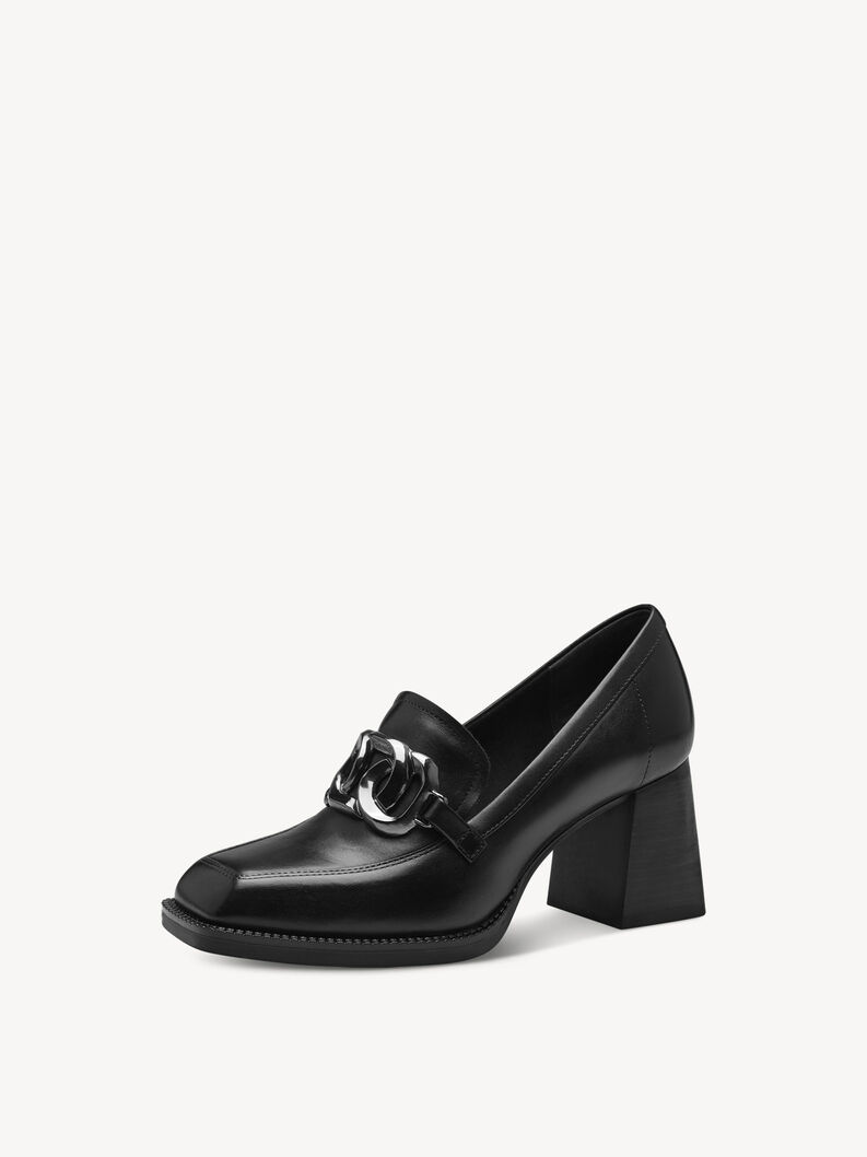 Trotteur en cuir - noir, BLACK, hi-res