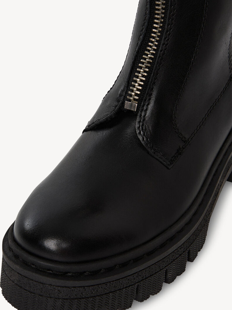 Stiefelette, BLACK LEATHER, hi-res