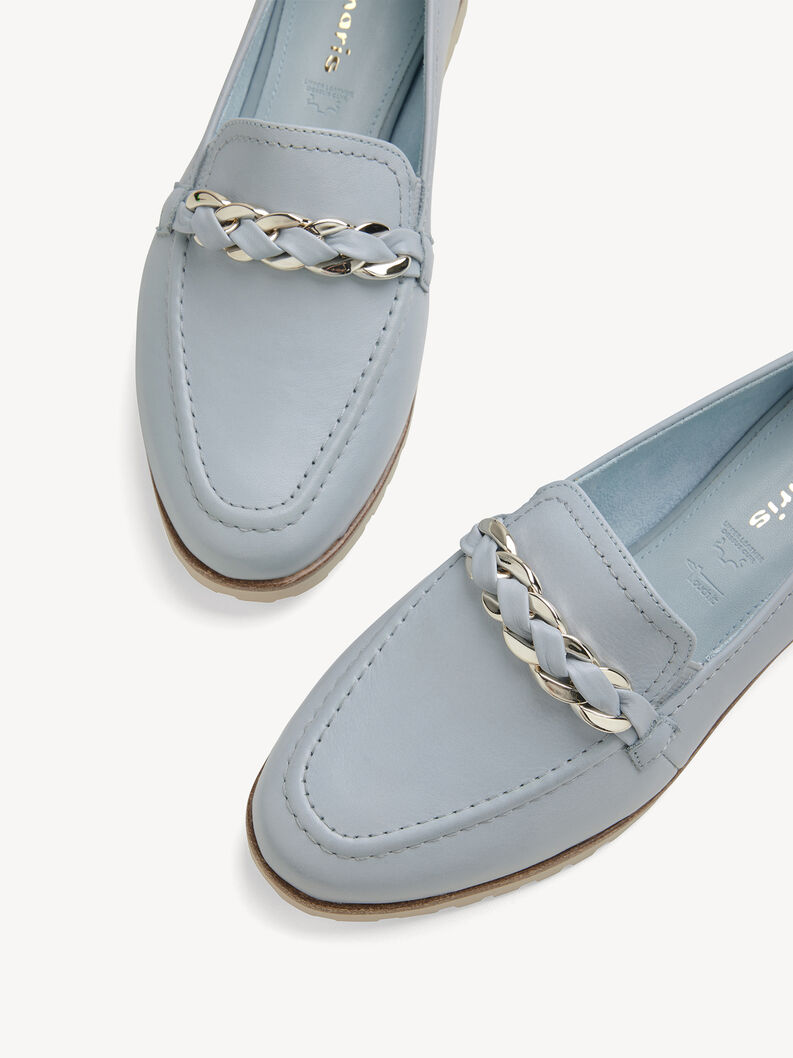 Slipper, LIGHT BLUE LEA, hi-res