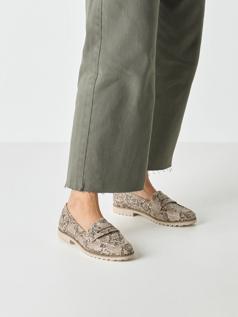 Slipper - beige, BEIGE SNAKE, hi-res