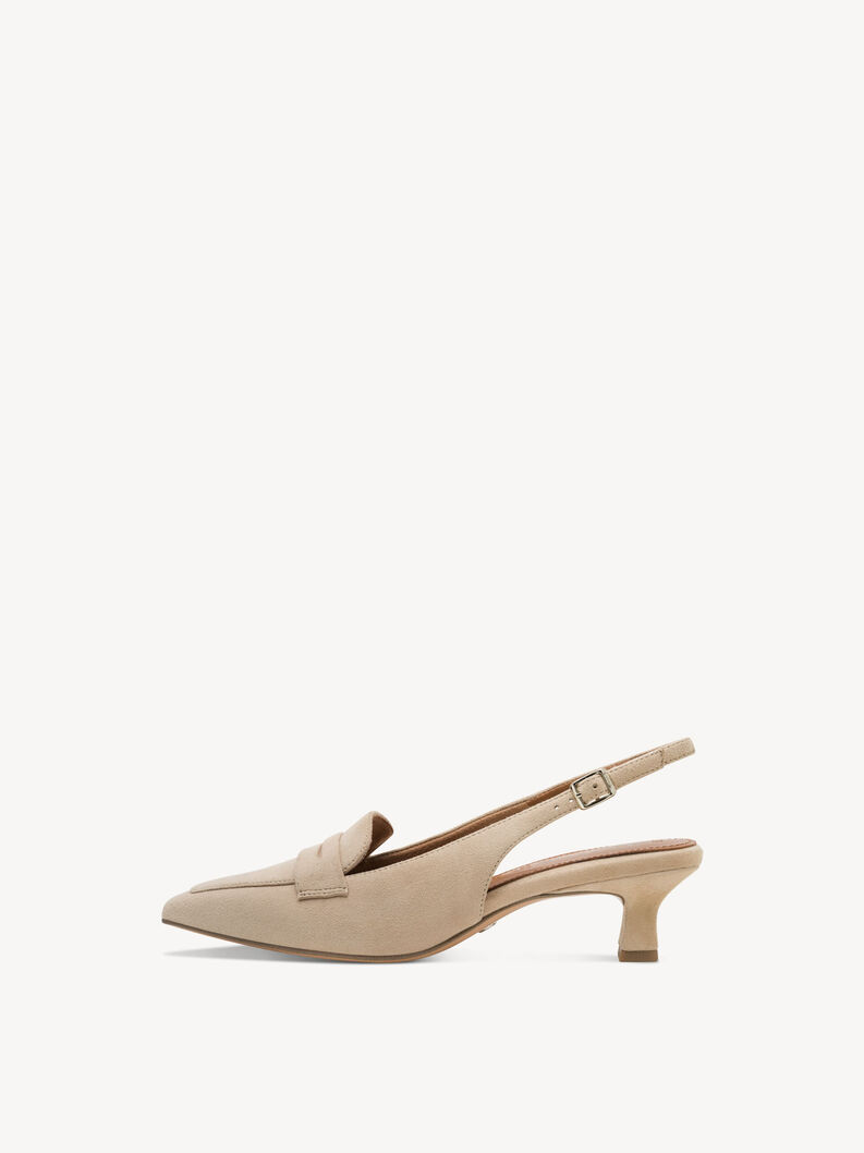 sling pumps, beige, hi-res