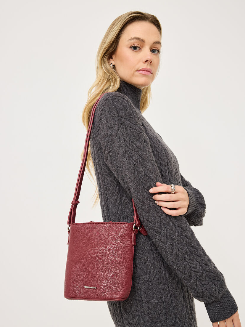 Schoudertas - rood, darkwine, hi-res