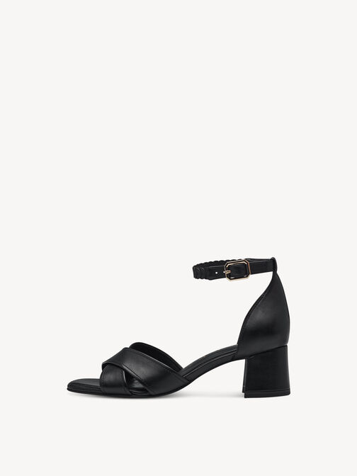 Heeled sandal, BLACK, hi-res
