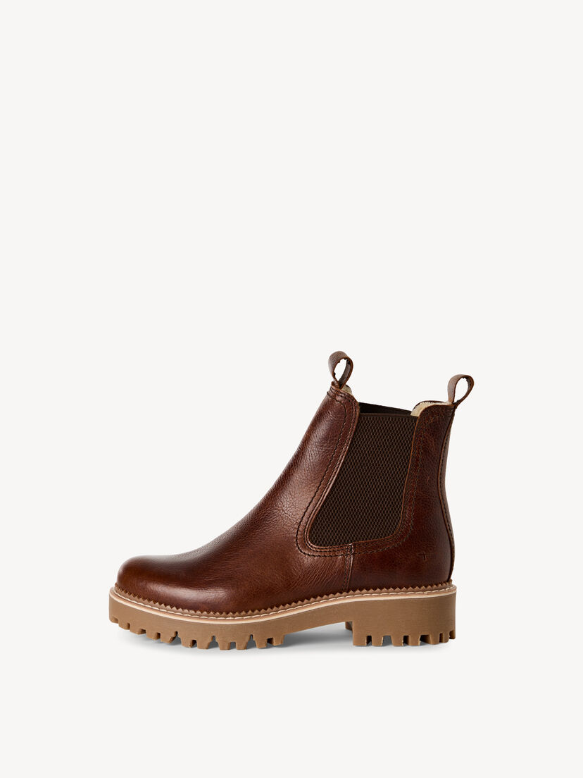 Chelseaboot, cognac, hi-res