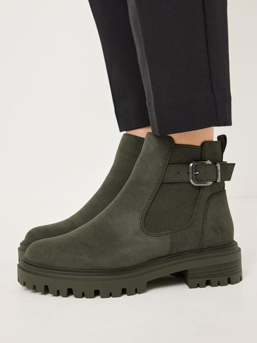 Stiefelette, OLIVE, hi-res