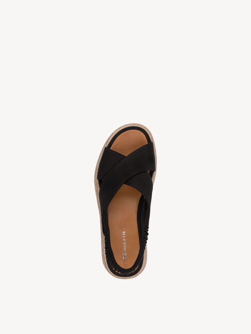 Heeled sandal, BLACK, hi-res