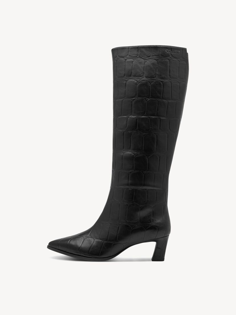 Laarzen - zwart, BLACK CROCO, hi-res
