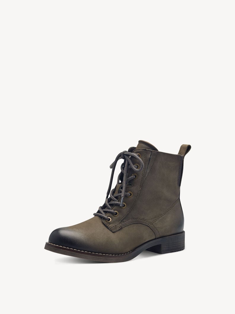 Stiefelette - grün, OLIVE NUBUC, hi-res