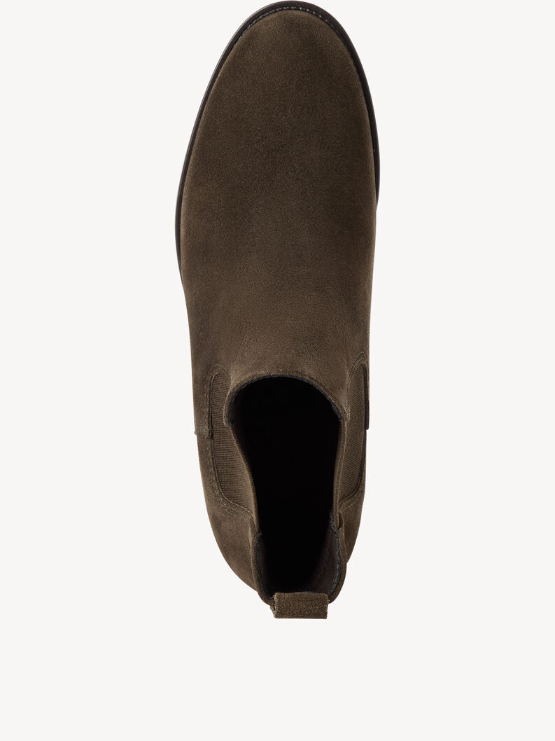 Leather Chelsea boot - khaki, OLIVE SUEDE, hi-res
