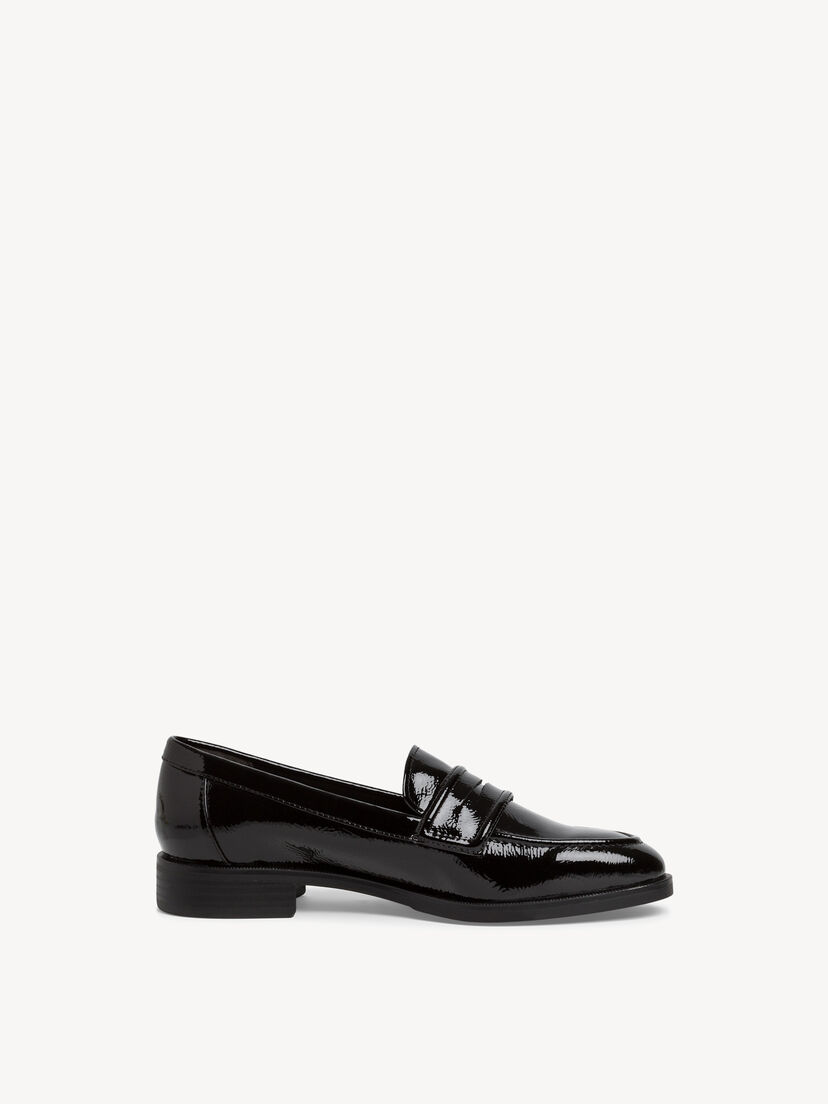 Instappers - zwart, BLACK PATENT, hi-res