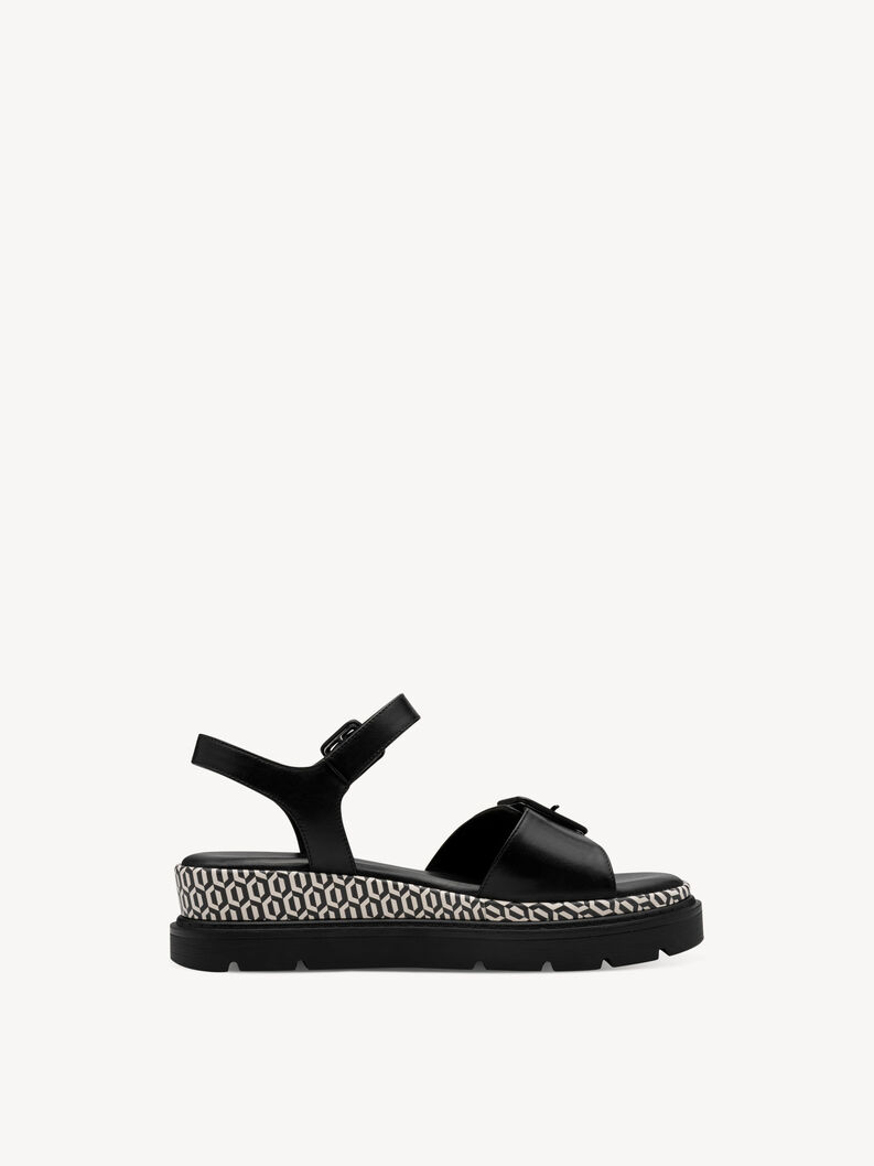 Sandalo - nero, BLACK, hi-res