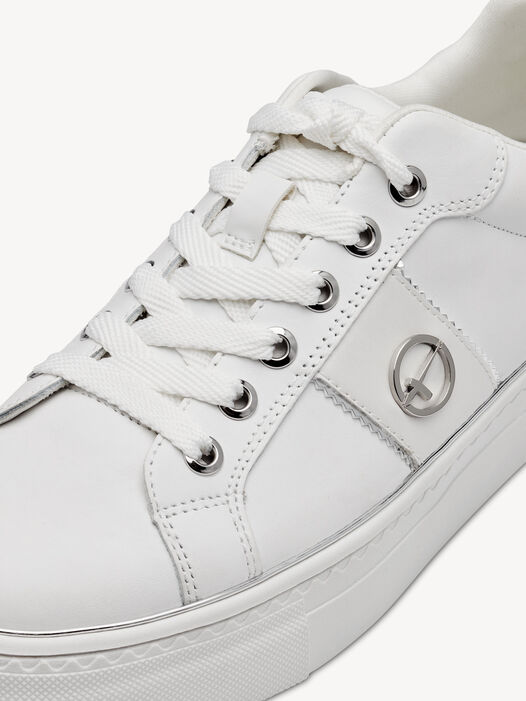 Sneaker, WHITE/SILVER, hi-res