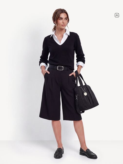 Wsuwane, BLACK LEATHER, hi-res