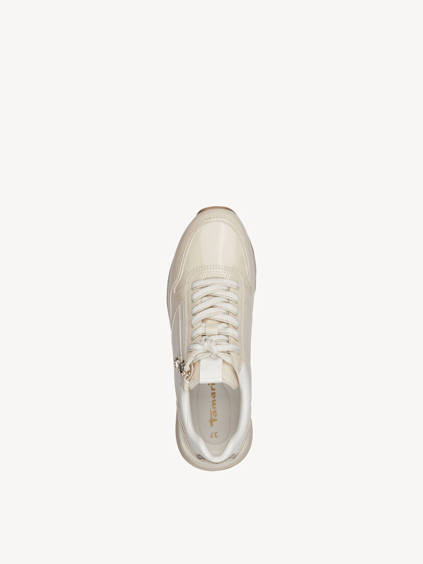 Sneaker - beige, IVORY PATENT, hi-res