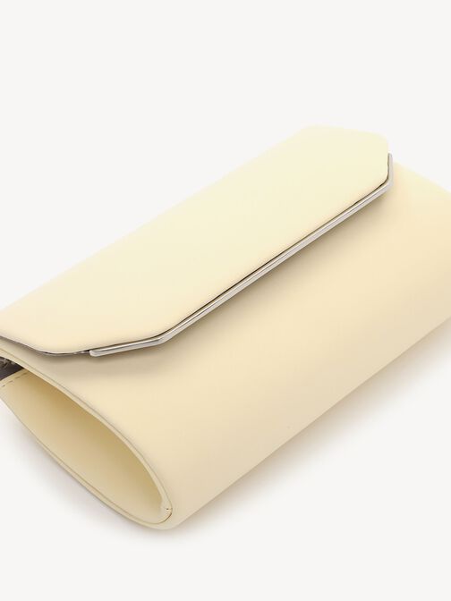 Clutch bag, lightyellow, hi-res