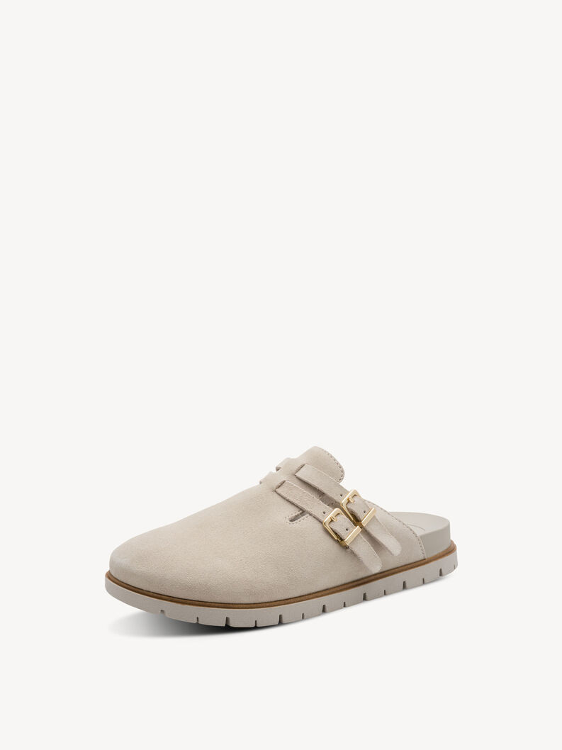 Leather Mule - beige, TAUPE, hi-res