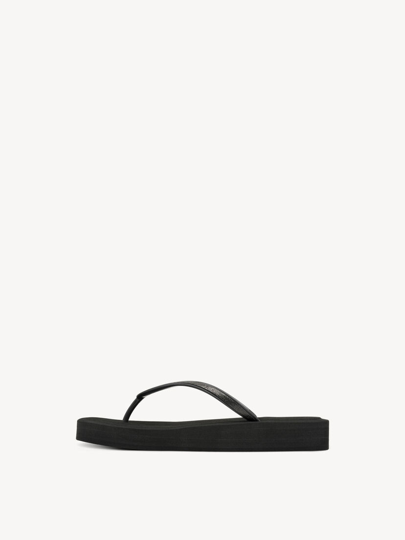 Flip Flops - zwart, BLACK, hi-res