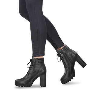 Bottines Femme Tamaris - Élégantes Avec TOUCHit, Talon Bloc Et Boucle Dorée