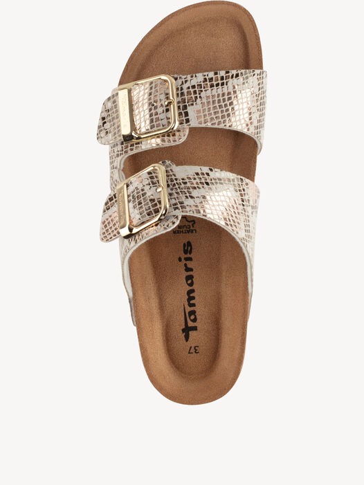 Slipper, BEIGE/SNAKE, hi-res