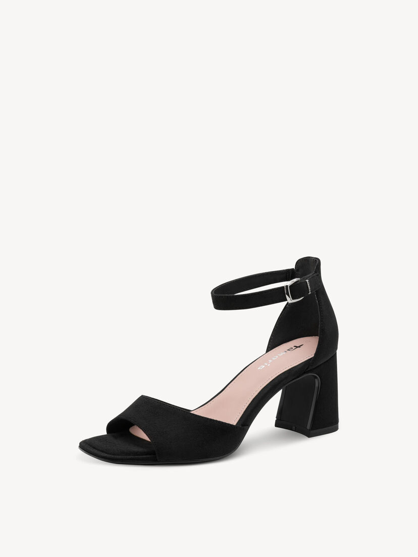 Sandaaltje - zwart, BLACK, hi-res