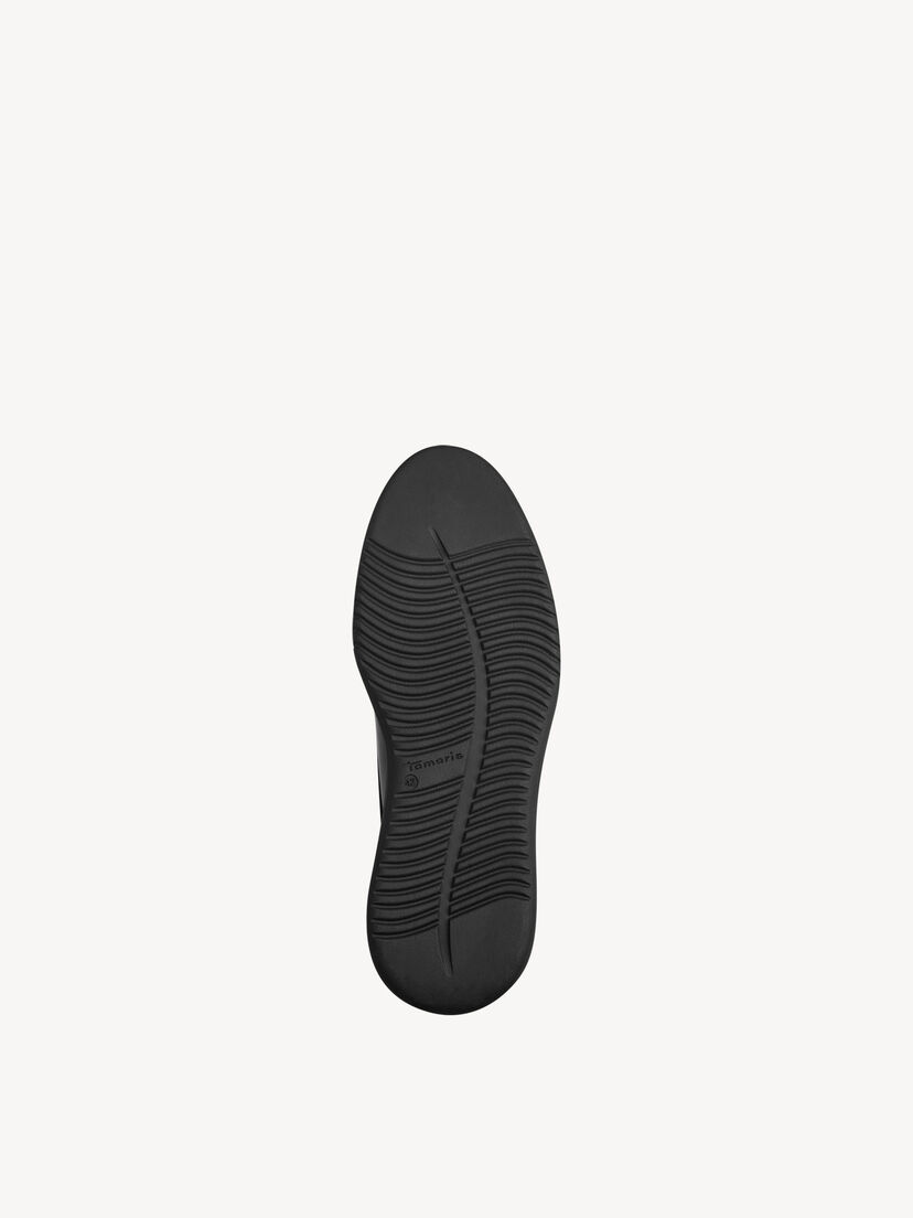 Leren Lage schoen - zwart, BLACK, hi-res