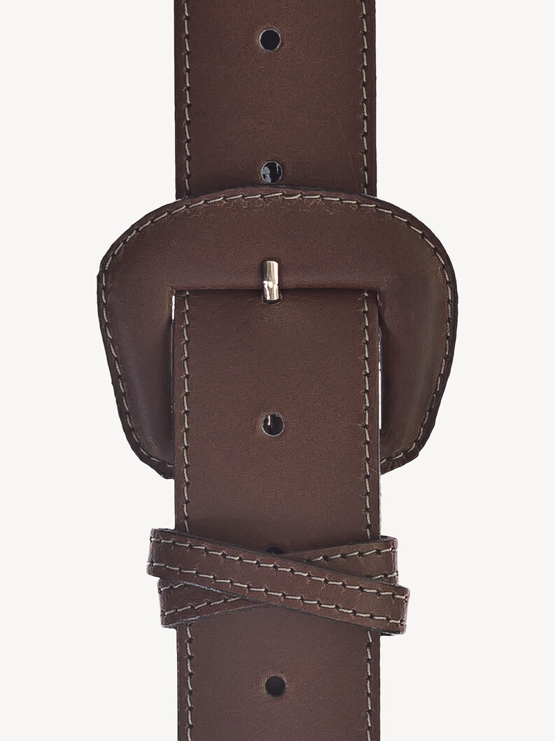 Leather Waist belt - brown, baileys, hi-res